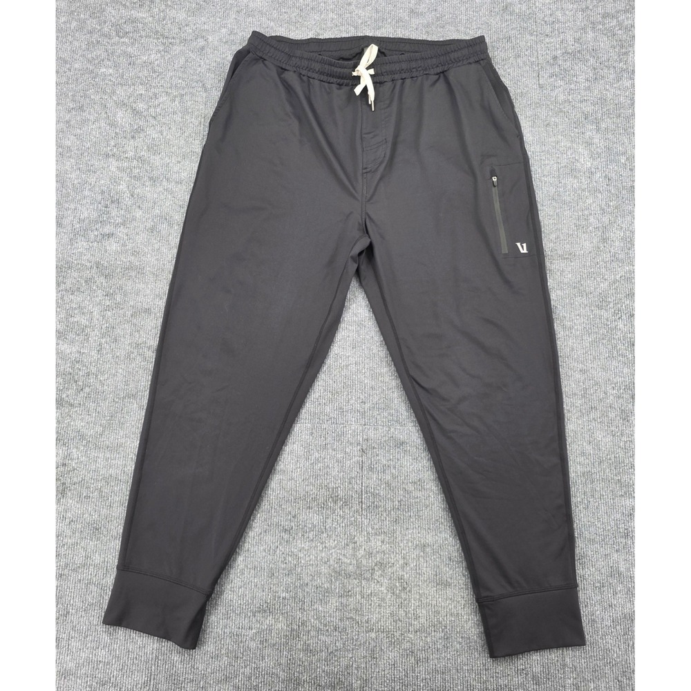 Vuori Sunday Performance Joggers Mens XXL Black Tapered Athletic Sweatpants
